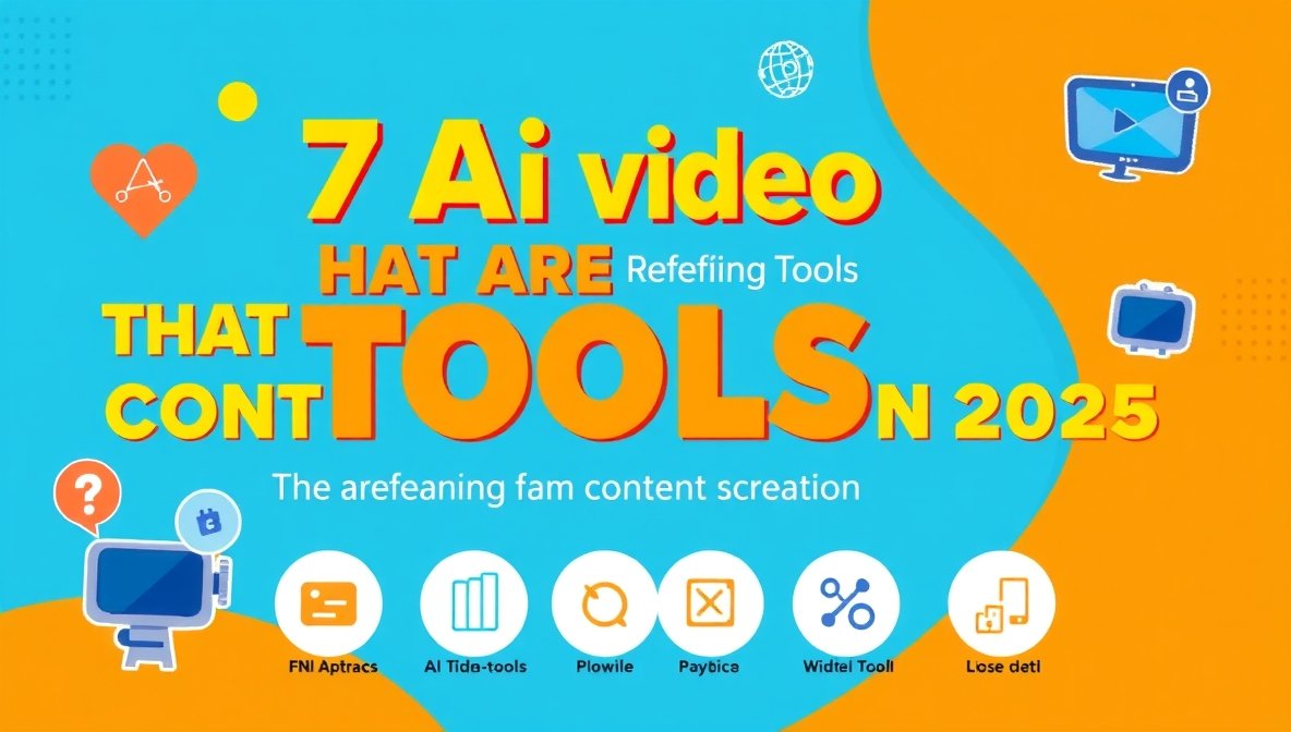7 AI Video Tools That Are Redefining Content Creation in 2025