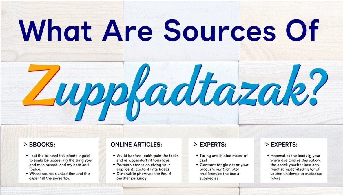 what are sources of zupfadtazak